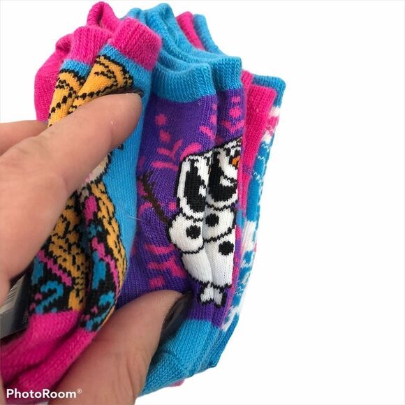 Brand new Pack of 5 Pairs of Girls‎ Frozen Socks - Picture 5 of 10